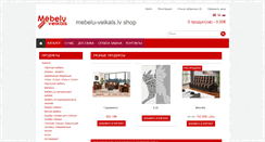 Desktop Screenshot of mebelu-veikals.lv